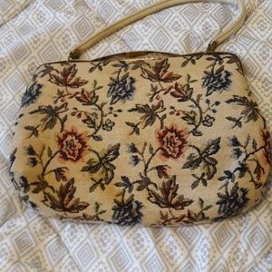 Vintage floral print bag